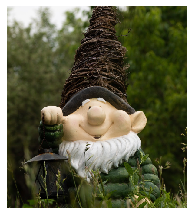 Tuinkabouter met lampje
